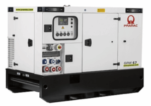 Pramac GRW67P 66 kVA rental diesel generator