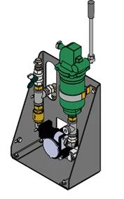 DBP draining base frame pump