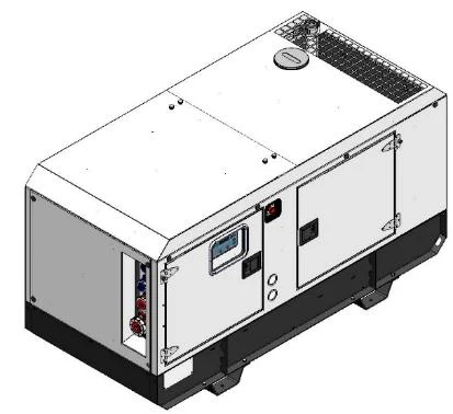 Pramac GPW A10 canopy generator (9–20 kVA)